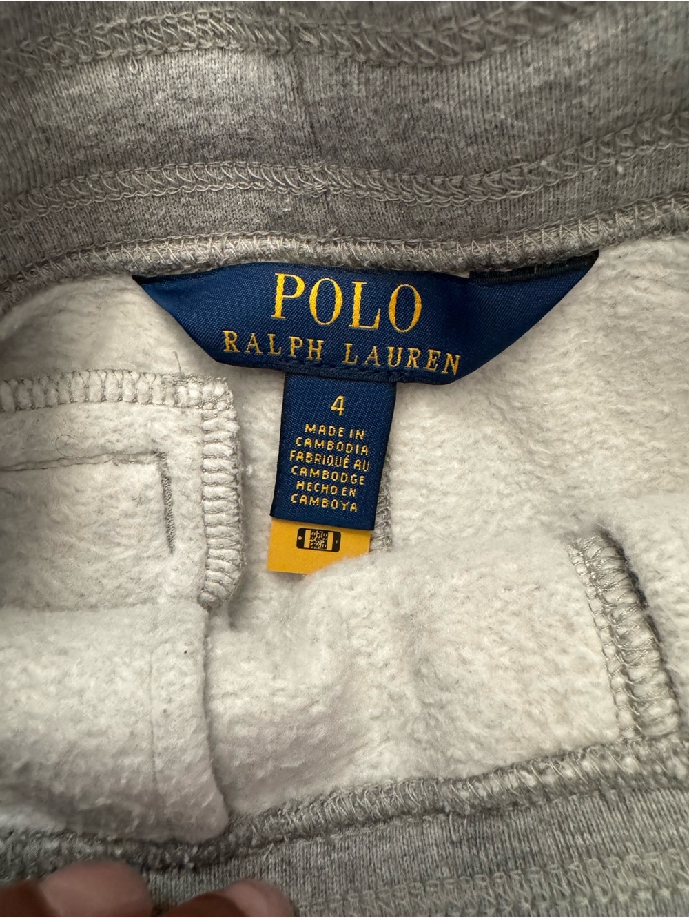 Polo by Ralph Lauren Heather Gray Kids Zip-Up Hoodie - Picture 3 of 5